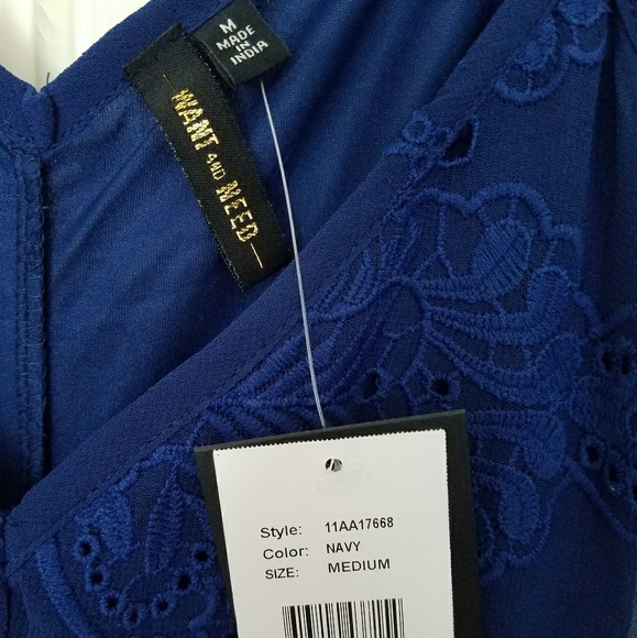 NWT Hanky Hem Embroidered Cocktail Dress HOCO - Picture 3 of 3